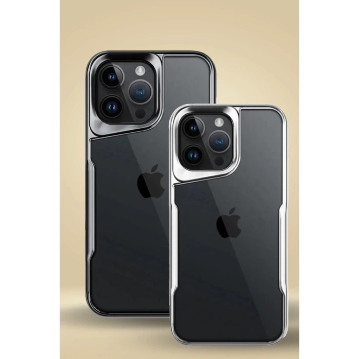 Newface iPhone 16 Pro Max Kılıf Boyi Silikon Kapak - Siyah