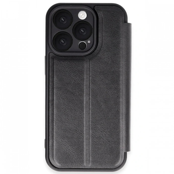 Newface iPhone 16 Pro Max Kılıf Flip Cover - Siyah