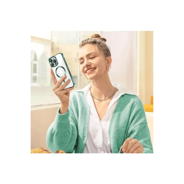 Newface iPhone 16 Pro Max Kılıf Kross Magneticsafe Kapak - Siyah