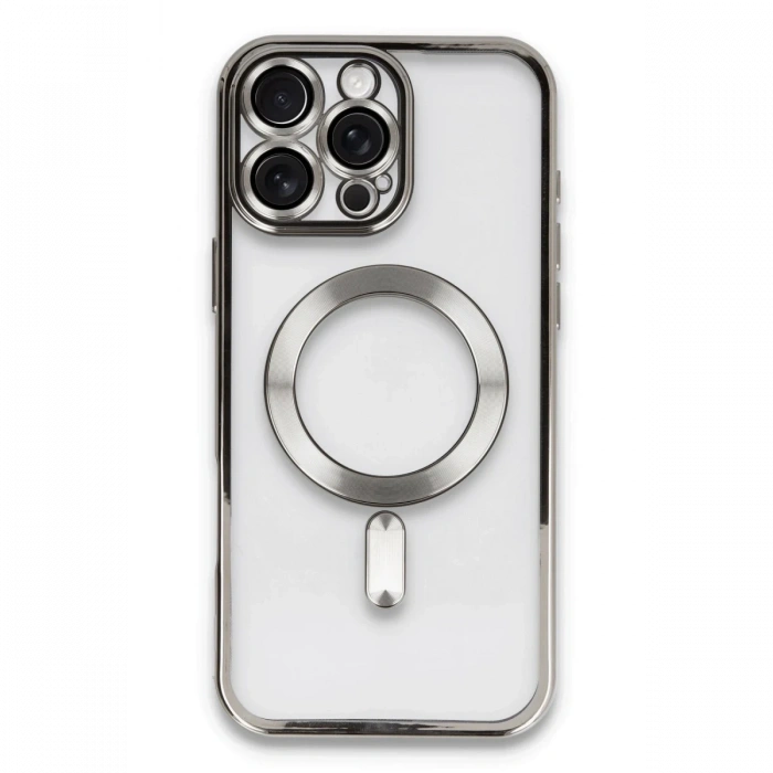 Newface iPhone 16 Pro Max Kılıf Kross Magneticsafe Kapak - Titan Gri