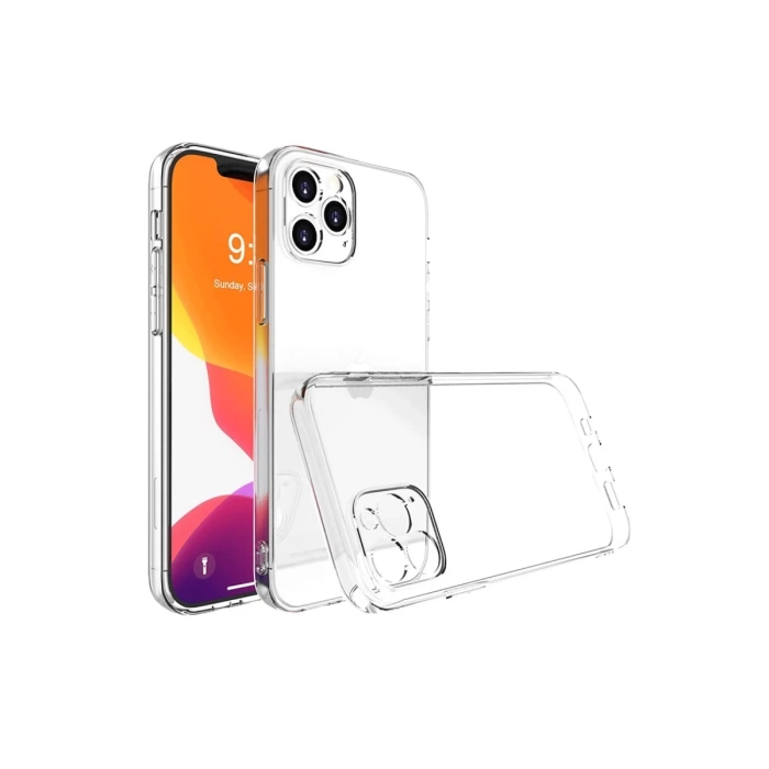 Newface iPhone 16 Pro Max Kılıf Lüx Şeffaf Silikon