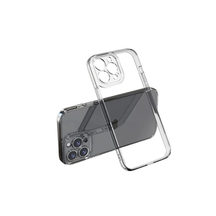 Newface iPhone 16 Pro Max Kılıf Lüx Şeffaf Silikon