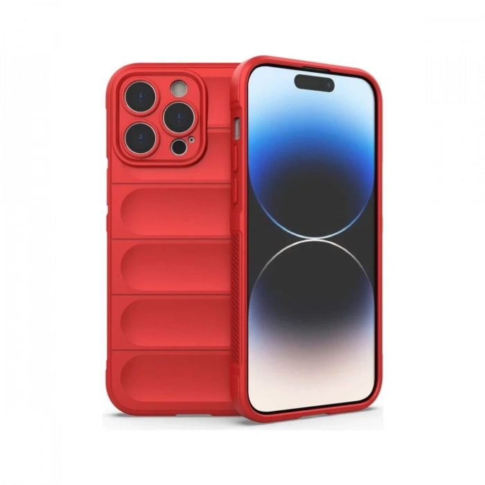 Newface iPhone 16 Pro Max Kılıf Optimum Silikon - Kırmızı