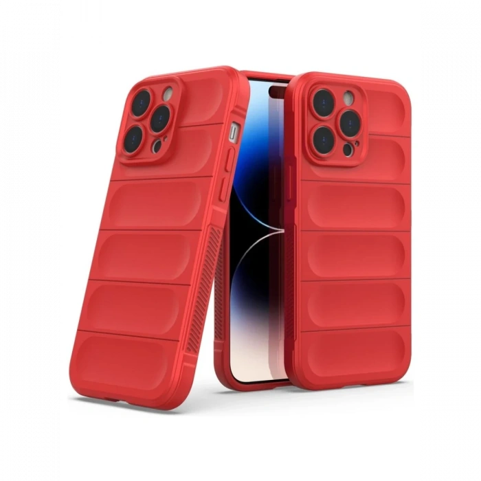 Newface iPhone 16 Pro Max Kılıf Optimum Silikon - Kırmızı
