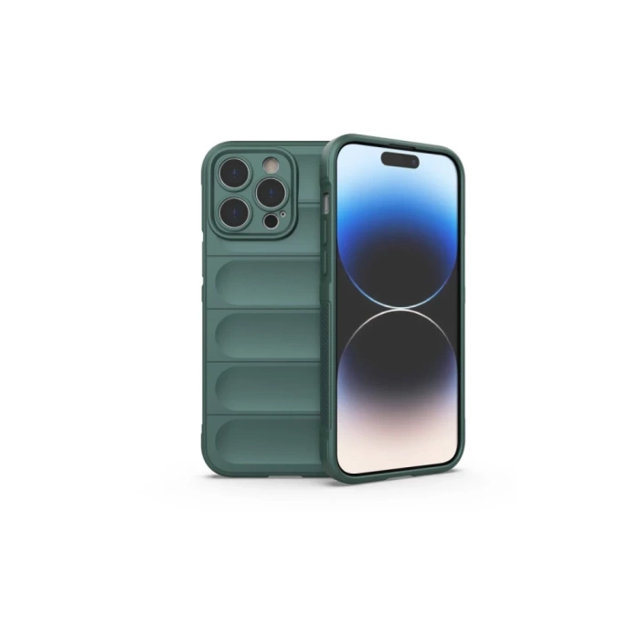 Newface iPhone 16 Pro Max Kılıf Optimum Silikon - Koyu Yeşil