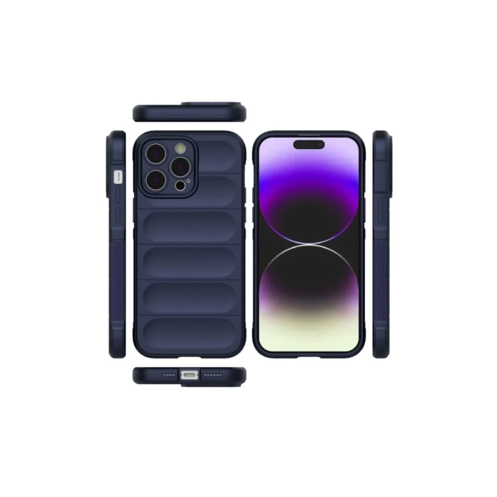 Newface iPhone 16 Pro Max Kılıf Optimum Silikon - Lacivert