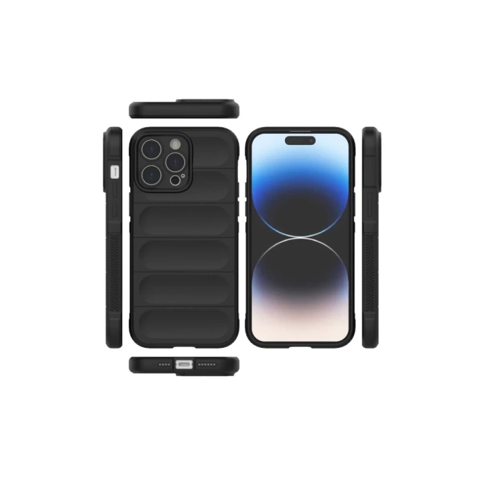 Newface iPhone 16 Pro Max Kılıf Optimum Silikon - Siyah