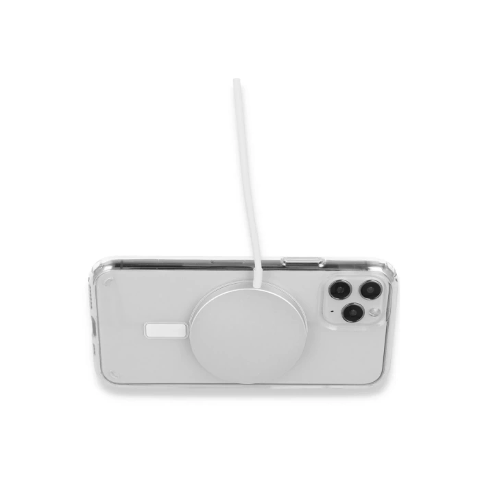 Newface iPhone 16 Pro Max Kılıf Pc Real Magsafe Kapak - Şeffaf