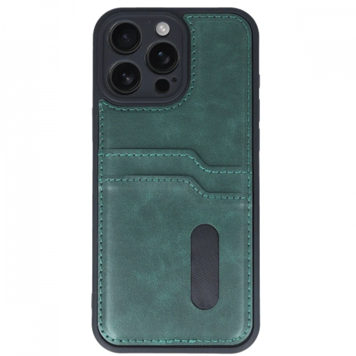 iPhone 16 Pro Max Kılıf Sara Kartvizitli Deri Kılıf