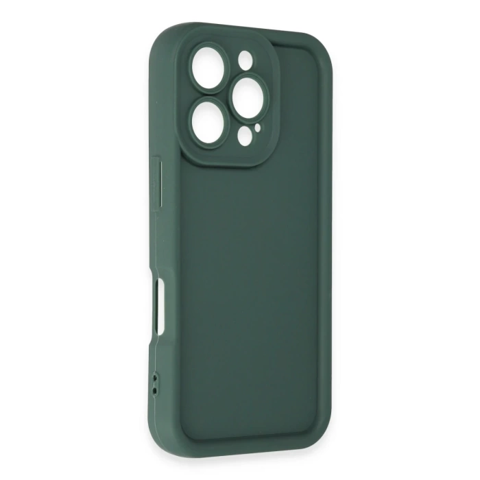 Newface iPhone 16 Pro Max Kılıf Viera Silikon - Koyu Yeşil