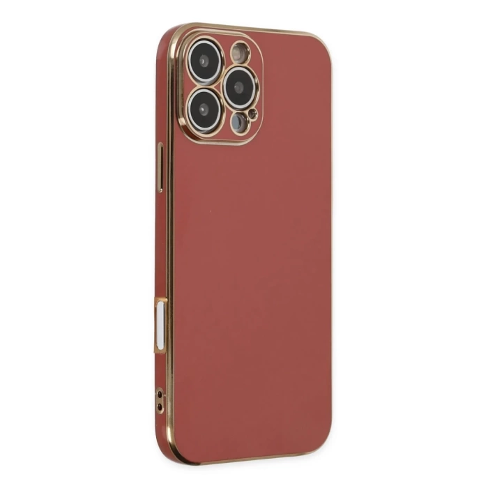 Newface iPhone 16 Pro Max Kılıf Volet Silikon - Kırmızı