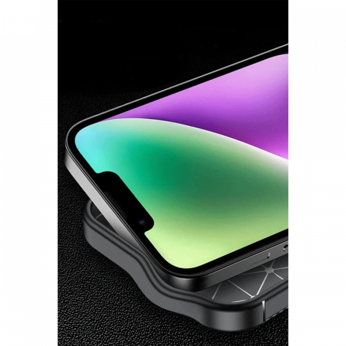 Newface iPhone 16E Kılıf Auto Focus Karbon Kapak