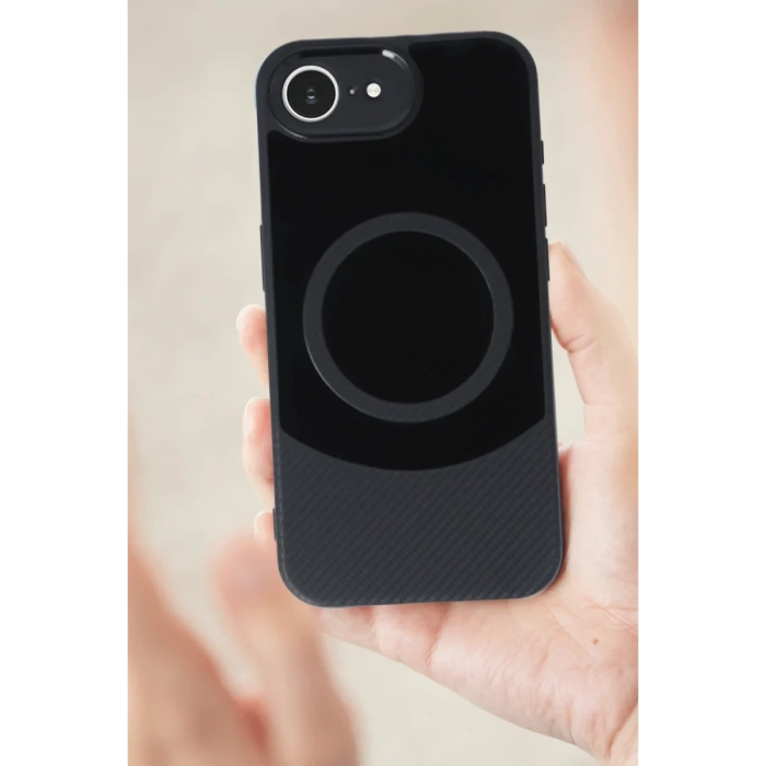 Newface iPhone 16E Kılıf Maya Karbon Kapak