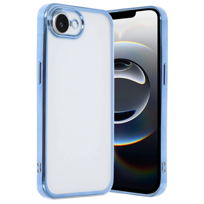 Newface iPhone 16E Kılıf Razer Lensli Silikon