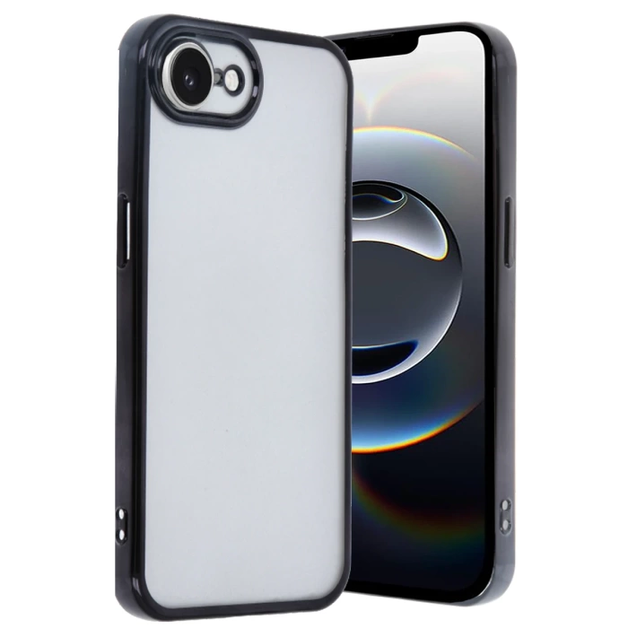 Newface iPhone 16E Kılıf Razer Lensli Silikon