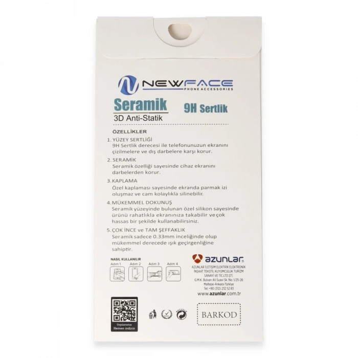 iPhone 17 Air 3D Antistatik Seramik Nano Ekran Koruyucu