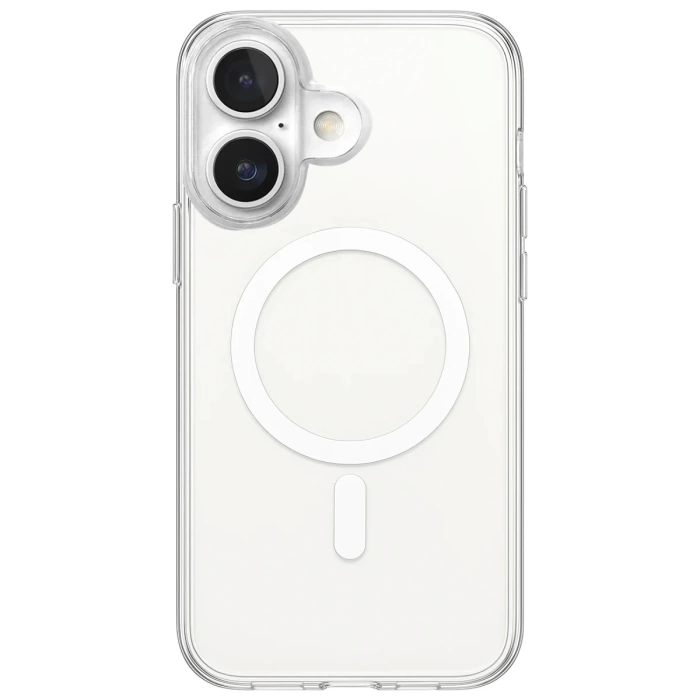 Newface iPhone 17 Kılıf Magneticsafe Şeffaf Silikon - Şeffaf