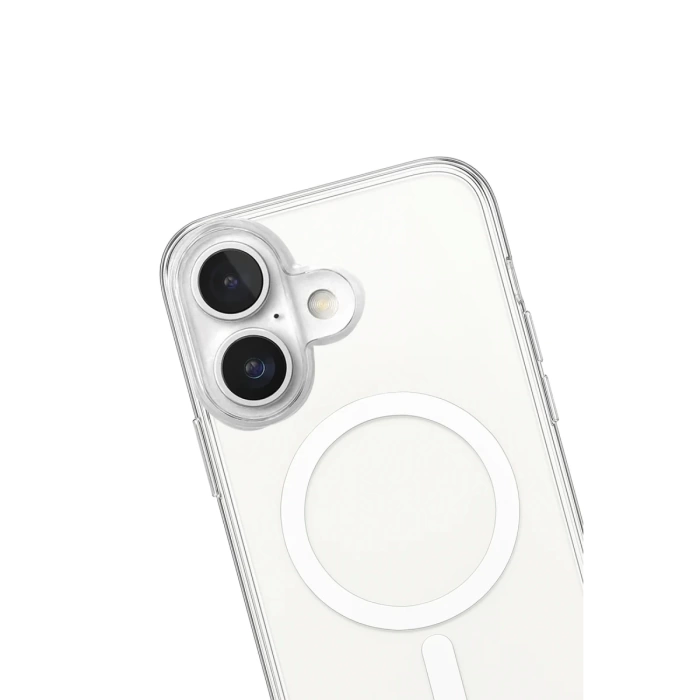 Newface iPhone 17 Kılıf Magneticsafe Şeffaf Silikon - Şeffaf