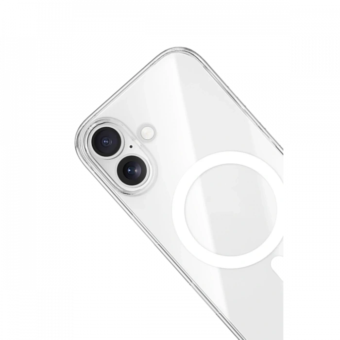 iPhone 17 Kılıf Pc Real Magsafe Kapak - Şeffaf