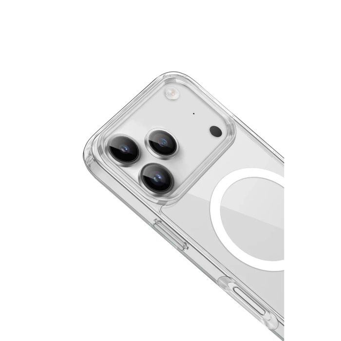 Newface iPhone 17 Pro Kılıf Pc Real Magsafe Kapak - Şeffaf