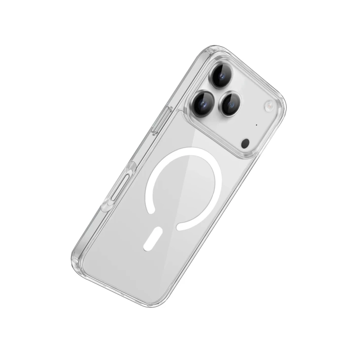 Newface iPhone 17 Pro Kılıf Pc Real Magsafe Kapak - Şeffaf