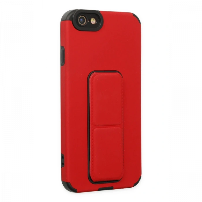 Newface iPhone 6 Kılıf Mega Standlı Silikon