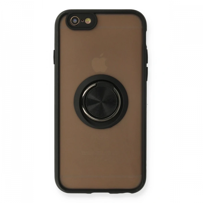 Newface iPhone 6 Kılıf Montreal Yüzüklü Silikon Kapak