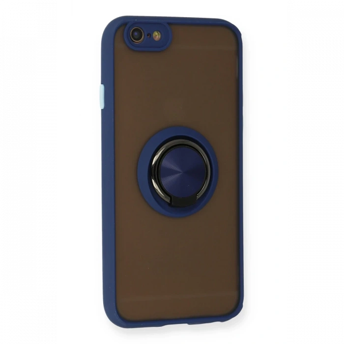 Newface iPhone 6 Kılıf Montreal Yüzüklü Silikon Kapak