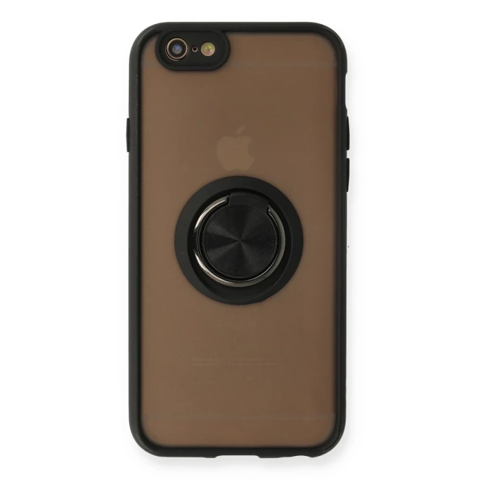 Newface iPhone 6 Kılıf Montreal Yüzüklü Silikon Kapak