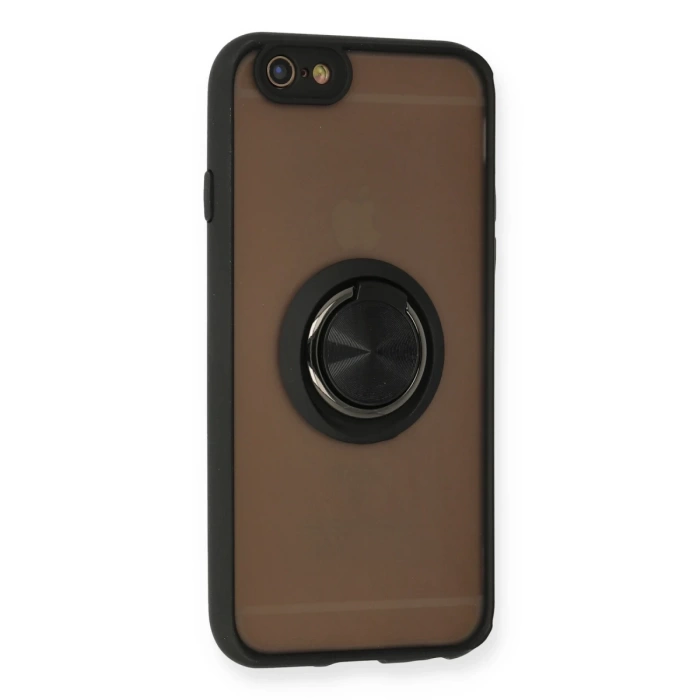 Newface iPhone 6 Kılıf Montreal Yüzüklü Silikon Kapak