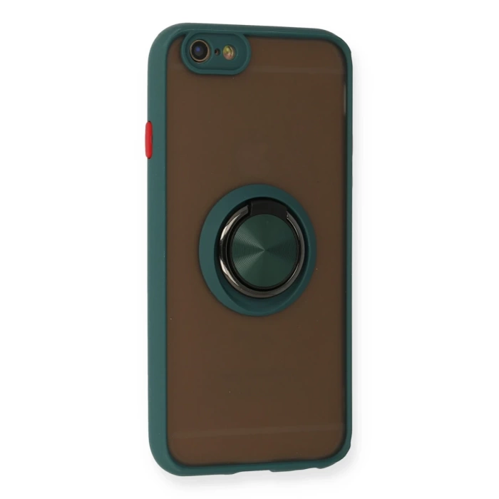 Newface iPhone 6 Kılıf Montreal Yüzüklü Silikon Kapak