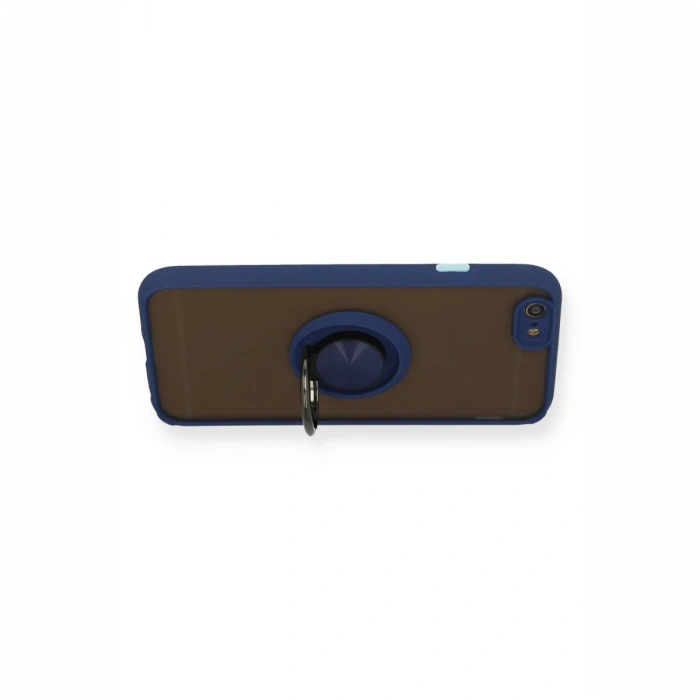 Newface iPhone 6 Kılıf Montreal Yüzüklü Silikon Kapak