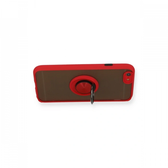 Newface iPhone 6 Kılıf Montreal Yüzüklü Silikon Kapak