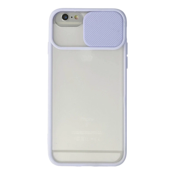 Newface iPhone 6 Kılıf Palm Buzlu Kamera Sürgülü Silikon