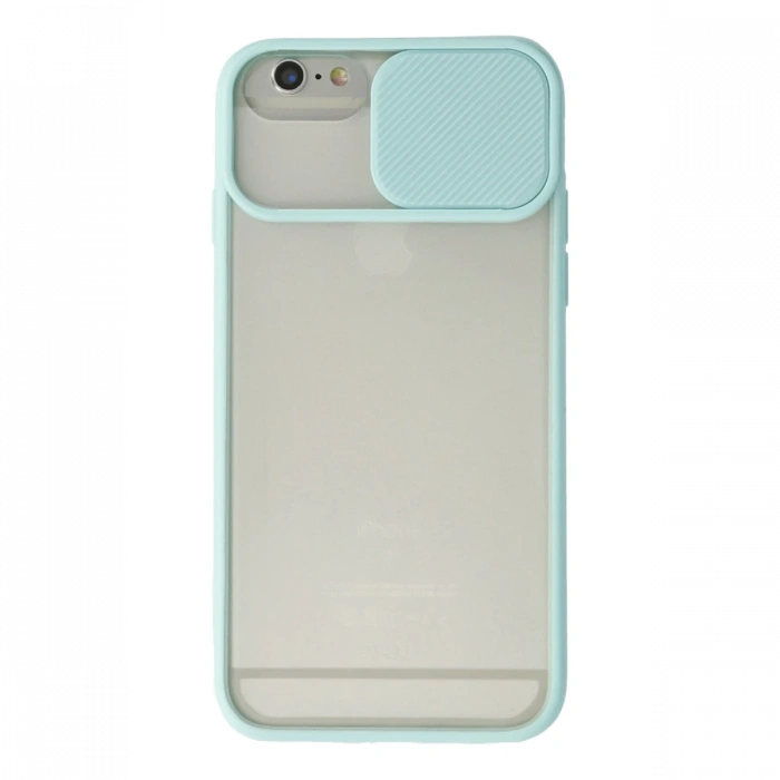 Newface iPhone 6 Kılıf Palm Buzlu Kamera Sürgülü Silikon