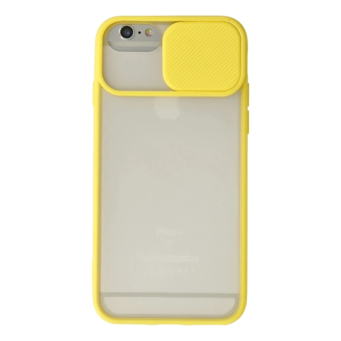 Newface iPhone 6 Kılıf Palm Buzlu Kamera Sürgülü Silikon