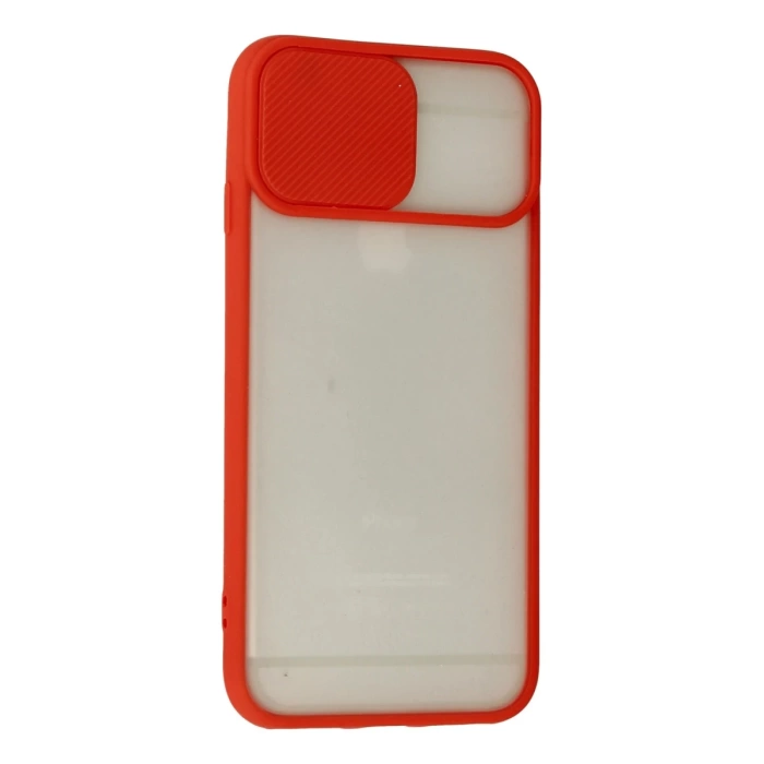 Newface iPhone 6 Kılıf Palm Buzlu Kamera Sürgülü Silikon