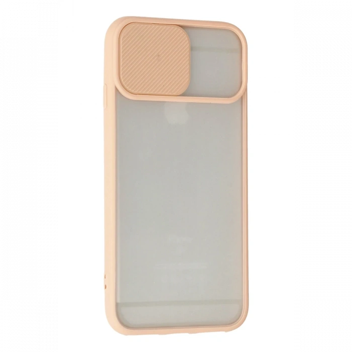 Newface iPhone 6 Kılıf Palm Buzlu Kamera Sürgülü Silikon