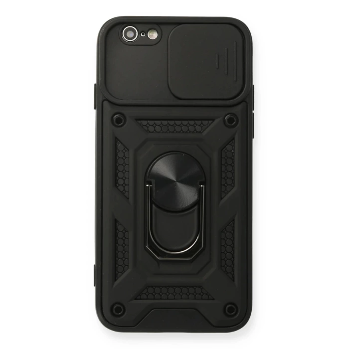 Newface iPhone 6 Kılıf Pars Lens Yüzüklü Silikon