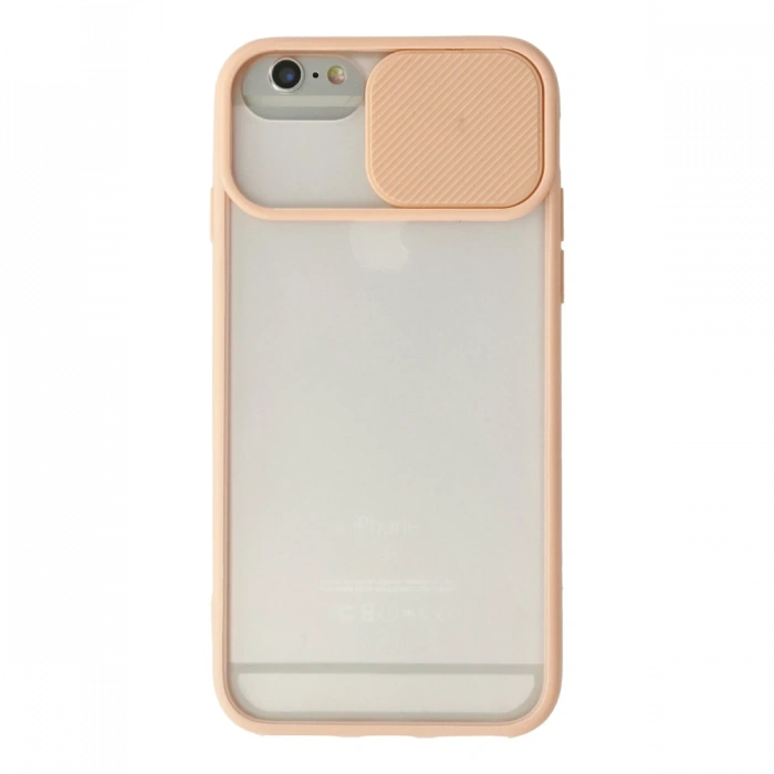 Newface iPhone 6 Plus Kılıf Palm Buzlu Kamera Sürgülü Silikon