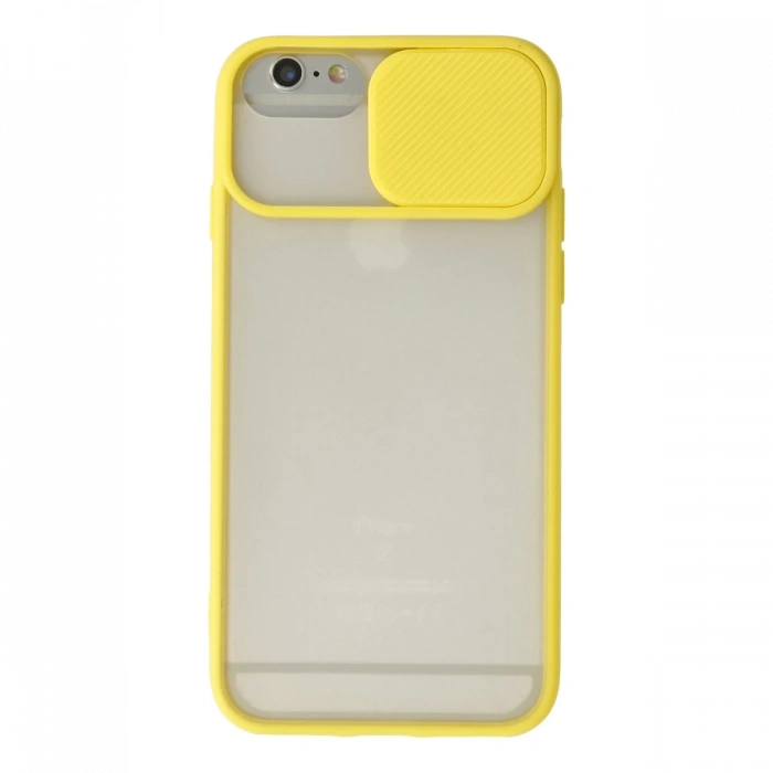 Newface iPhone 6 Plus Kılıf Palm Buzlu Kamera Sürgülü Silikon