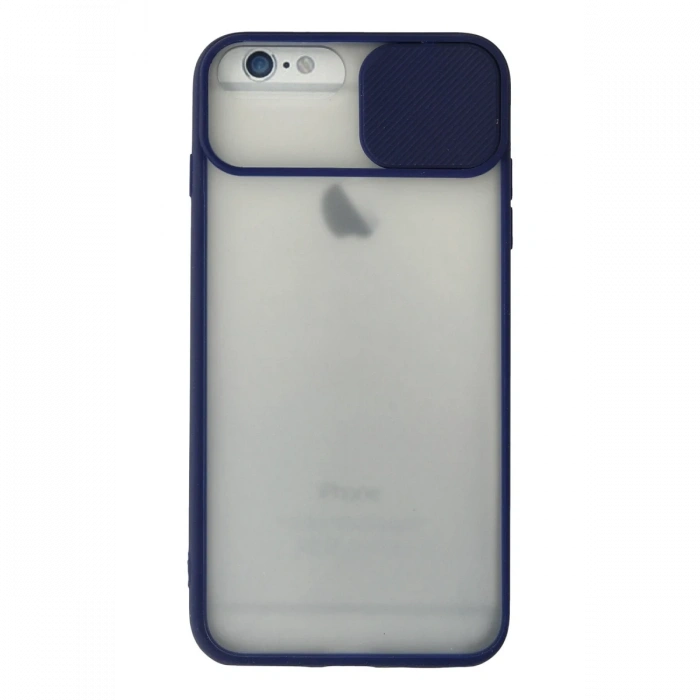 Newface iPhone 6 Plus Kılıf Palm Buzlu Kamera Sürgülü Silikon