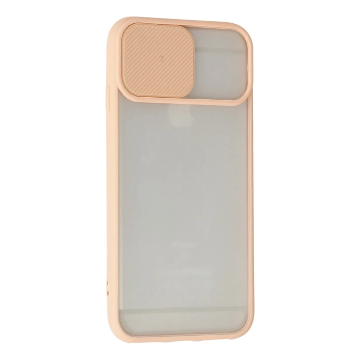 Newface iPhone 6 Plus Kılıf Palm Buzlu Kamera Sürgülü Silikon