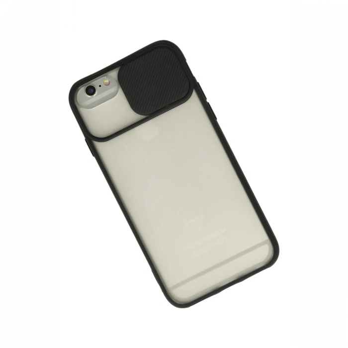 Newface iPhone 6 Plus Kılıf Palm Buzlu Kamera Sürgülü Silikon