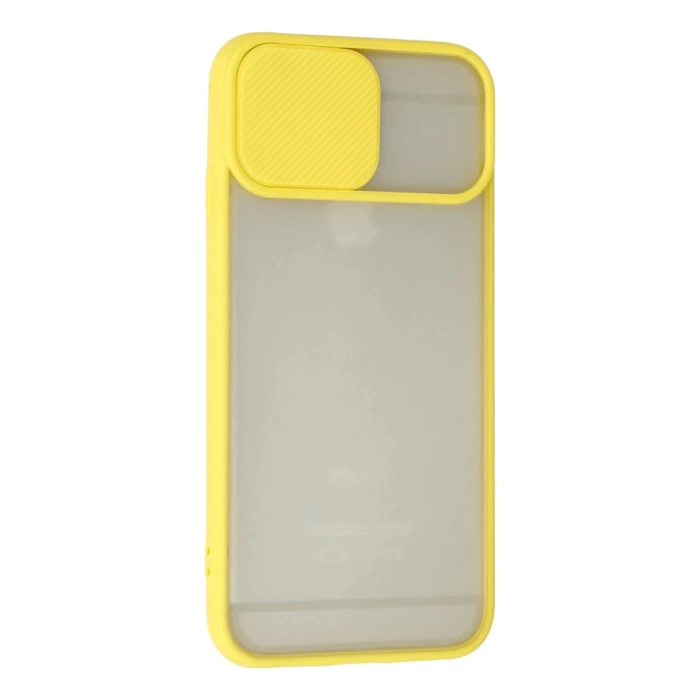 Newface iPhone 6 Plus Kılıf Palm Buzlu Kamera Sürgülü Silikon