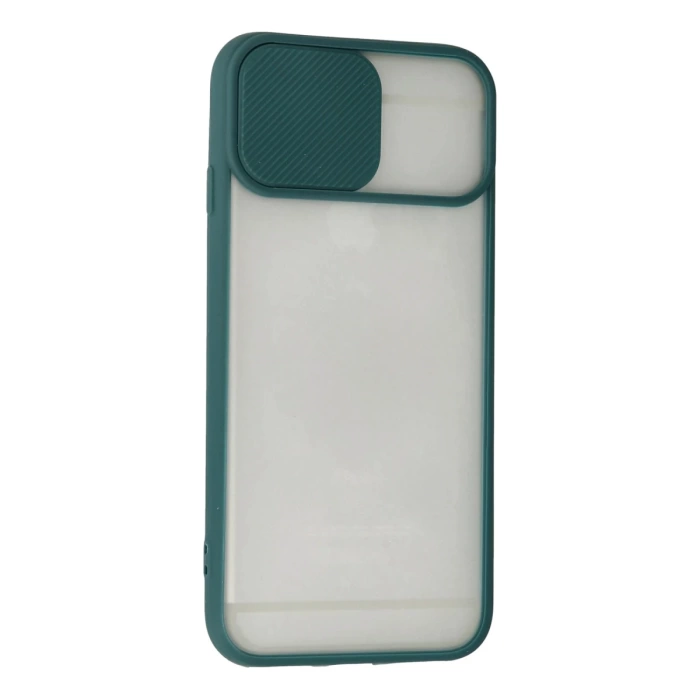 Newface iPhone 6 Plus Kılıf Palm Buzlu Kamera Sürgülü Silikon