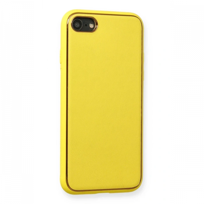 Newface iPhone 7 Kılıf Coco Deri Silikon Kapak