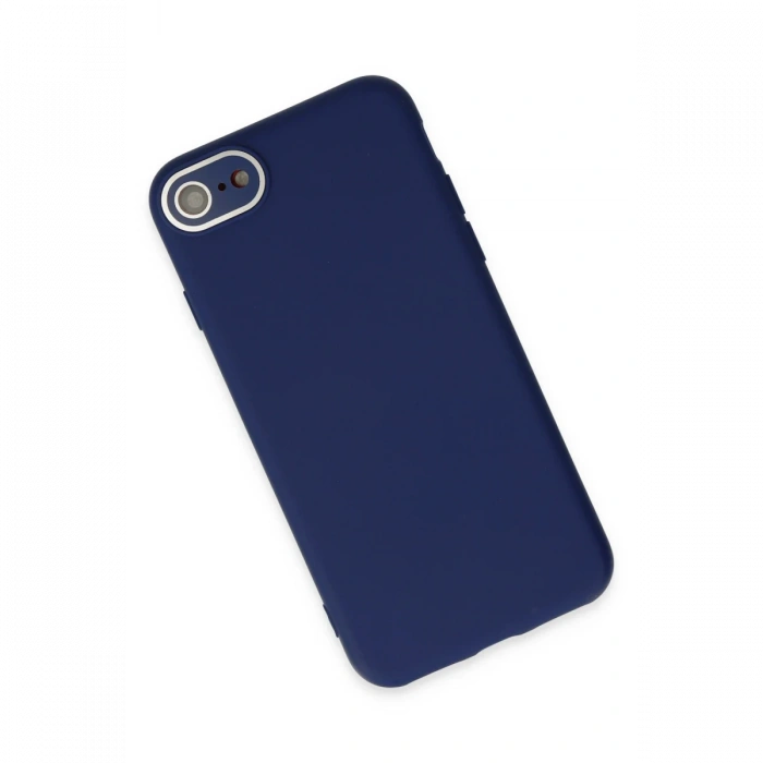 Newface iPhone 7 Kılıf Lansman Glass Kapak - Sky Blue