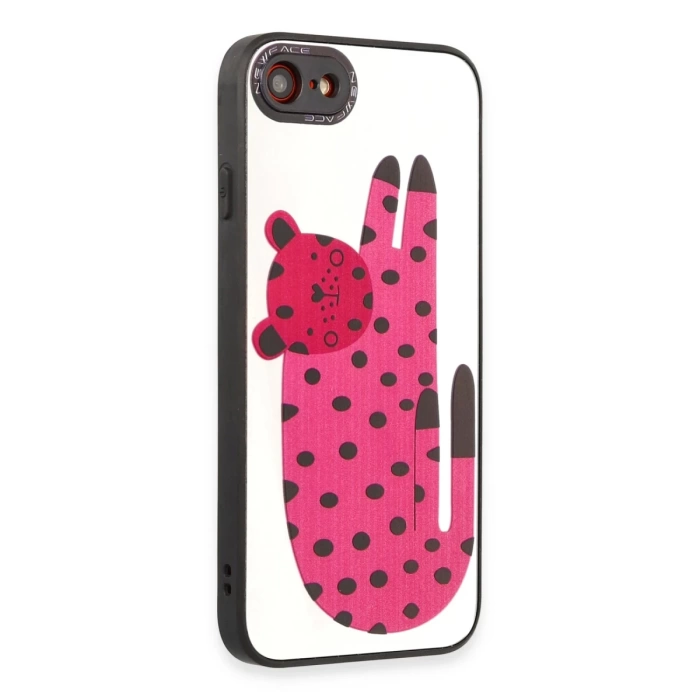 Newface iPhone 7 Kılıf Mirror Desenli Kapak