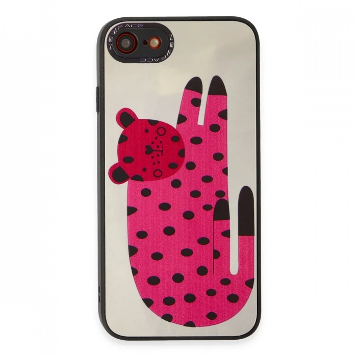 Newface iPhone 7 Kılıf Mirror Desenli Kapak
